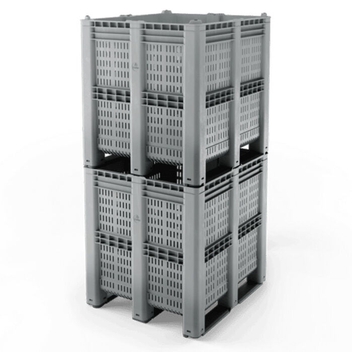 Pallet Box 1400 L Ventilated Stack