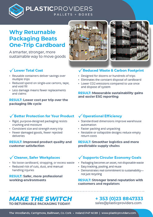 Make the Switch to Returnable Packaging Flyer